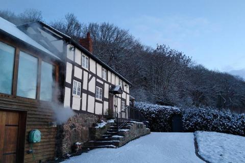 The house in winter