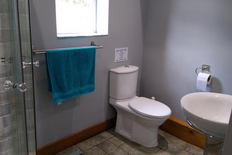 Ground floor bathroom available