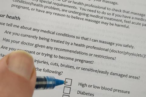 Filling in a simple form