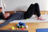 Ball massage for buttocks